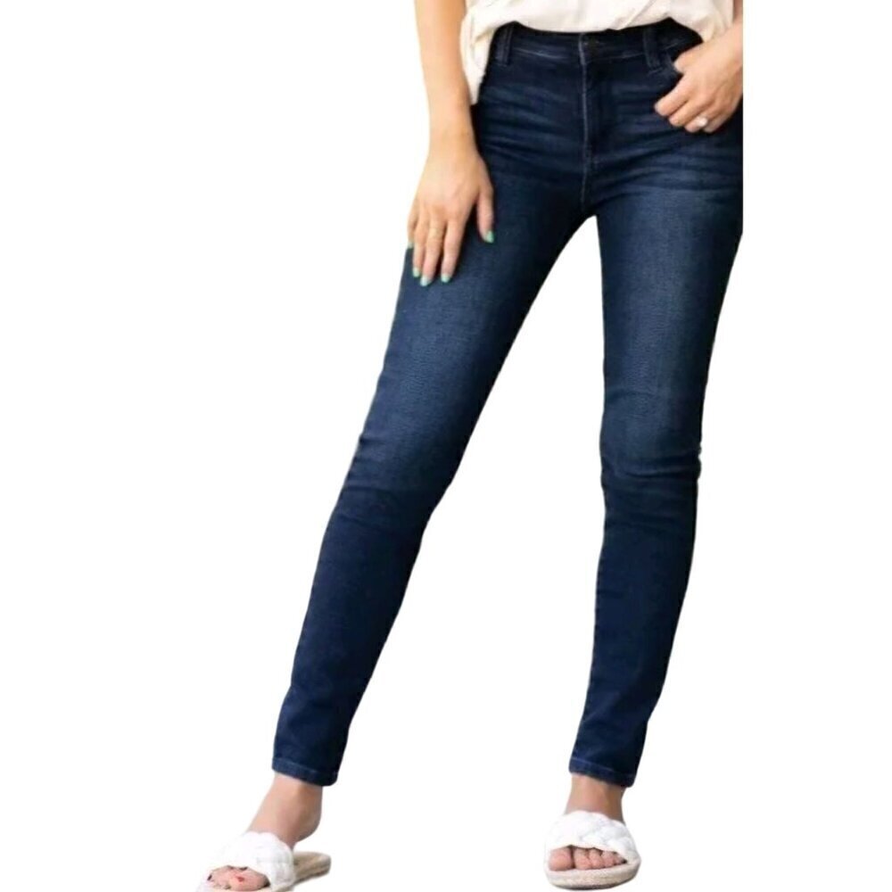 Judy Blue Skinny Fit Dark Wash Jeans Size 24W